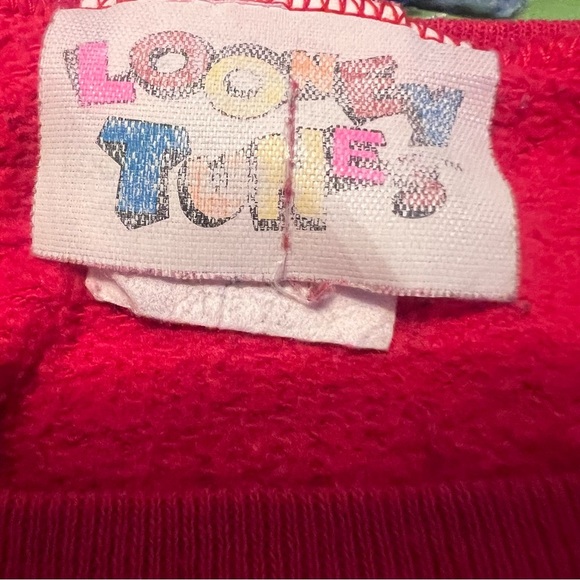 Vtg Looney Tunes Tweety Bird Christmas Crewneck Women’s 2XL Sweatshirt USA 1995 - Picture 9 of 10